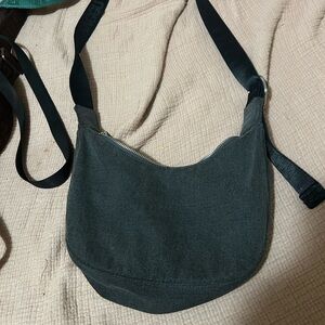 Baggu Small Crescent - Black Denim